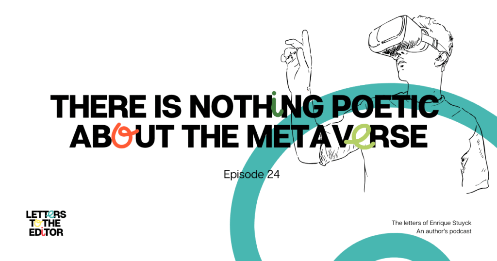 There is nothing poetic about the metaverse