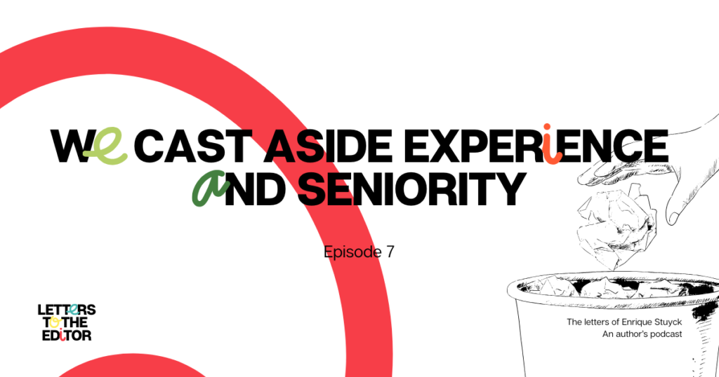 We cast aside experience and seniority