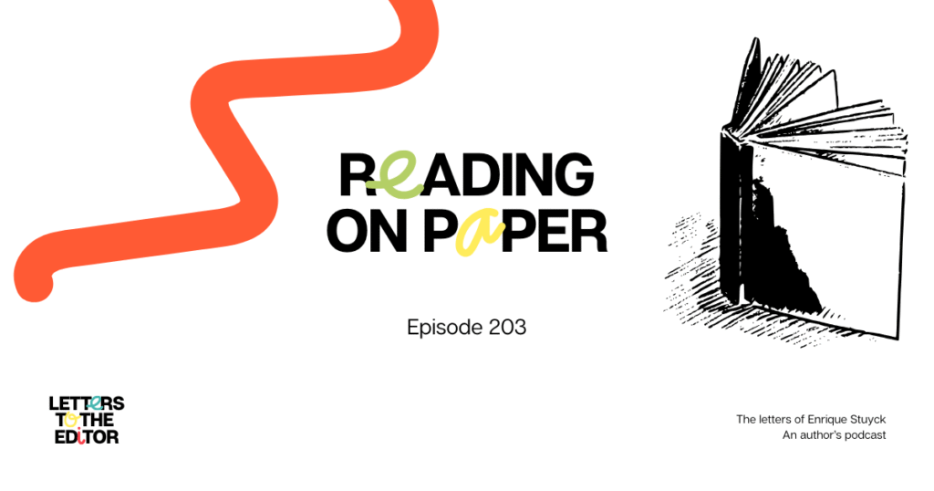 Reading on Paper — An Immense Pleasure